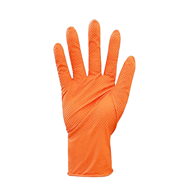 Disposable Diamond Textured Nitrile Gloves