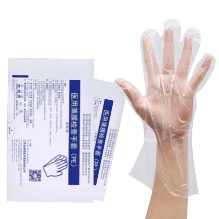 Disposable Medical PE Examination Gloves