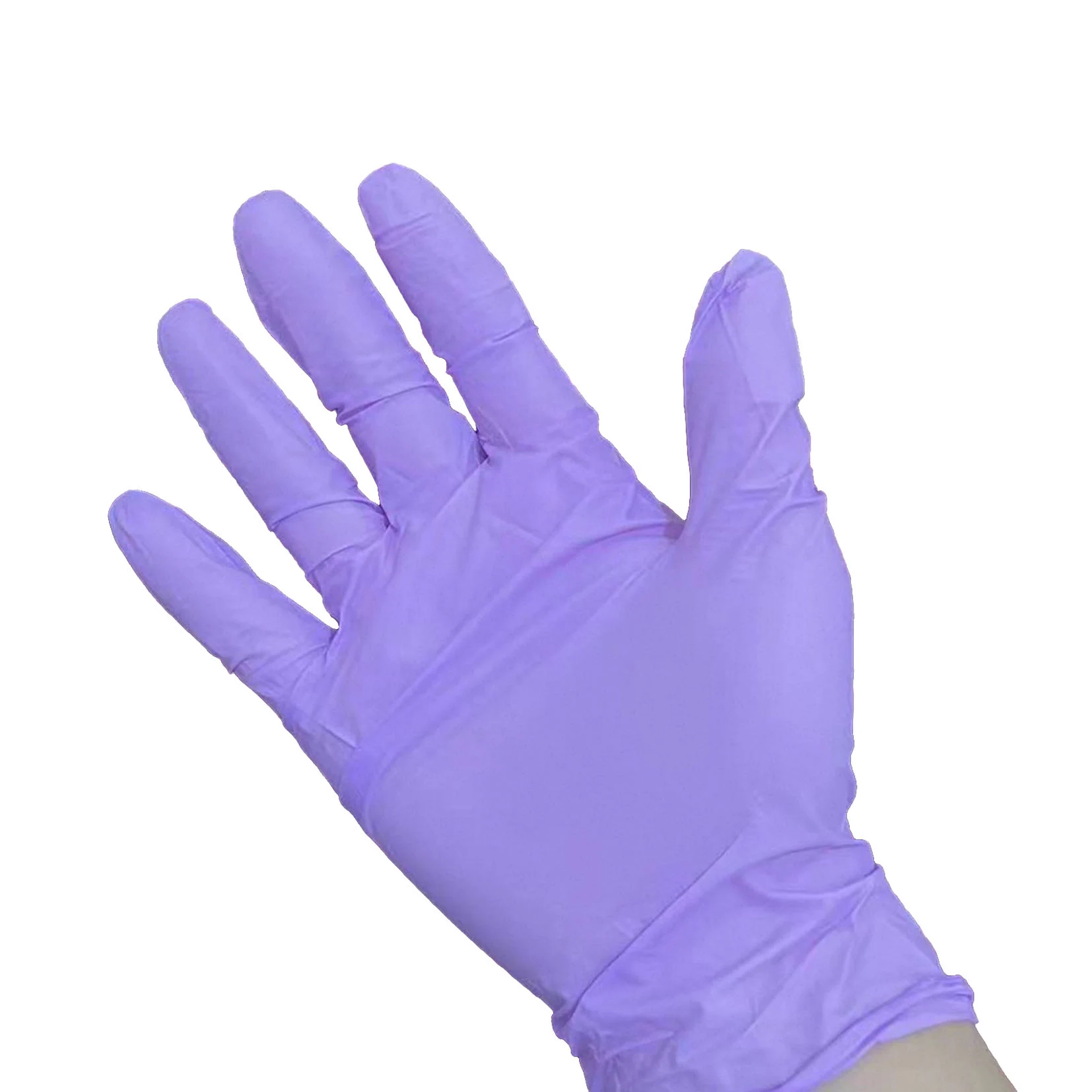 3.5g purple nitrile gloves