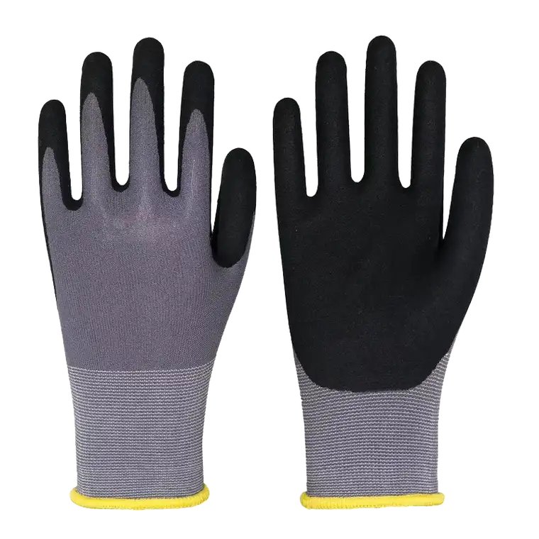 Nylon Nitrile Foam Gloves Wholesale